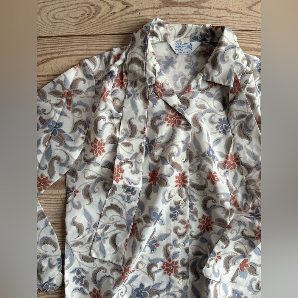 Vintage Cape cod match mates size m